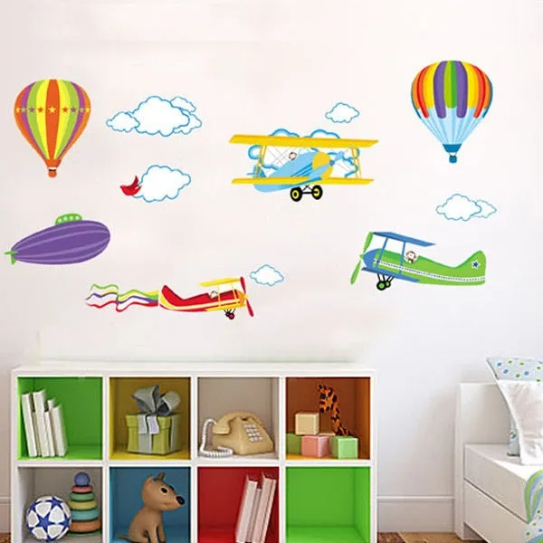 Hot Air Balloon Wall Stickers