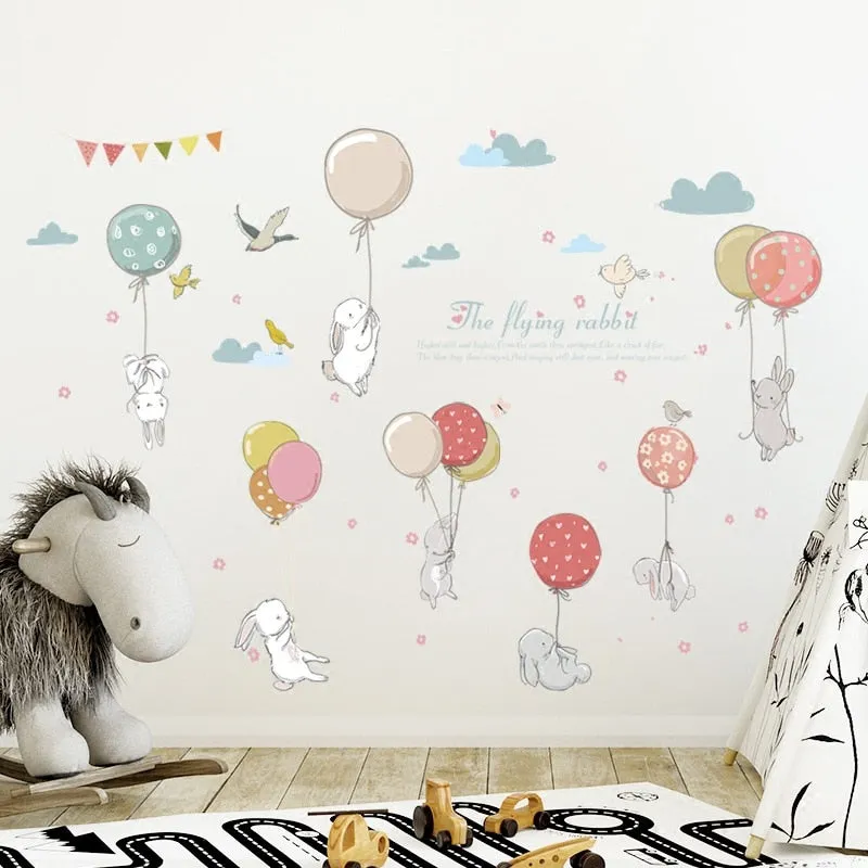 Hot Air Balloon Wall Stickers