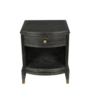 Iven Espresso Bedside Table