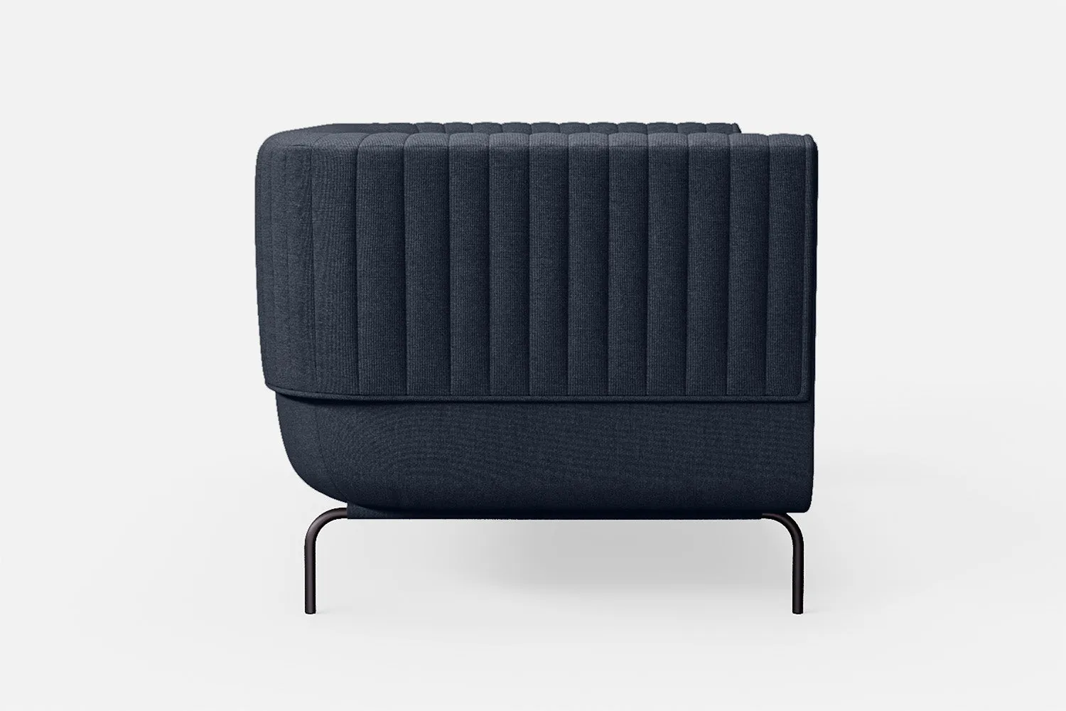 Jackson 2 Seater Sofa Dark Blue Linen Fabric