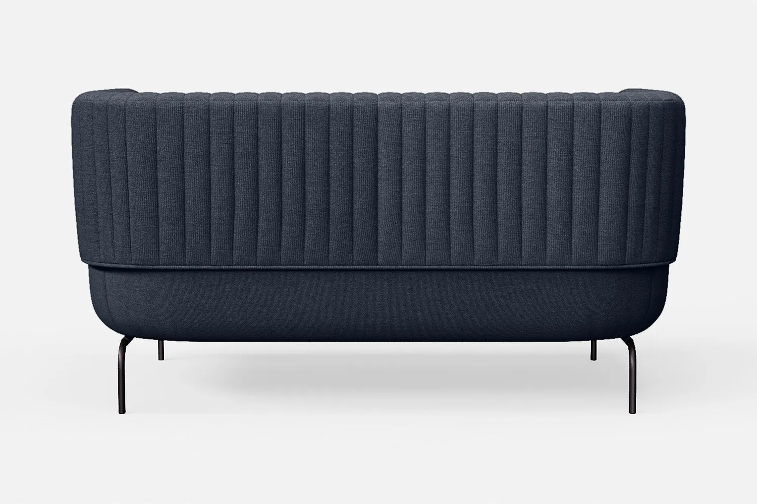 Jackson 2 Seater Sofa Dark Blue Linen Fabric