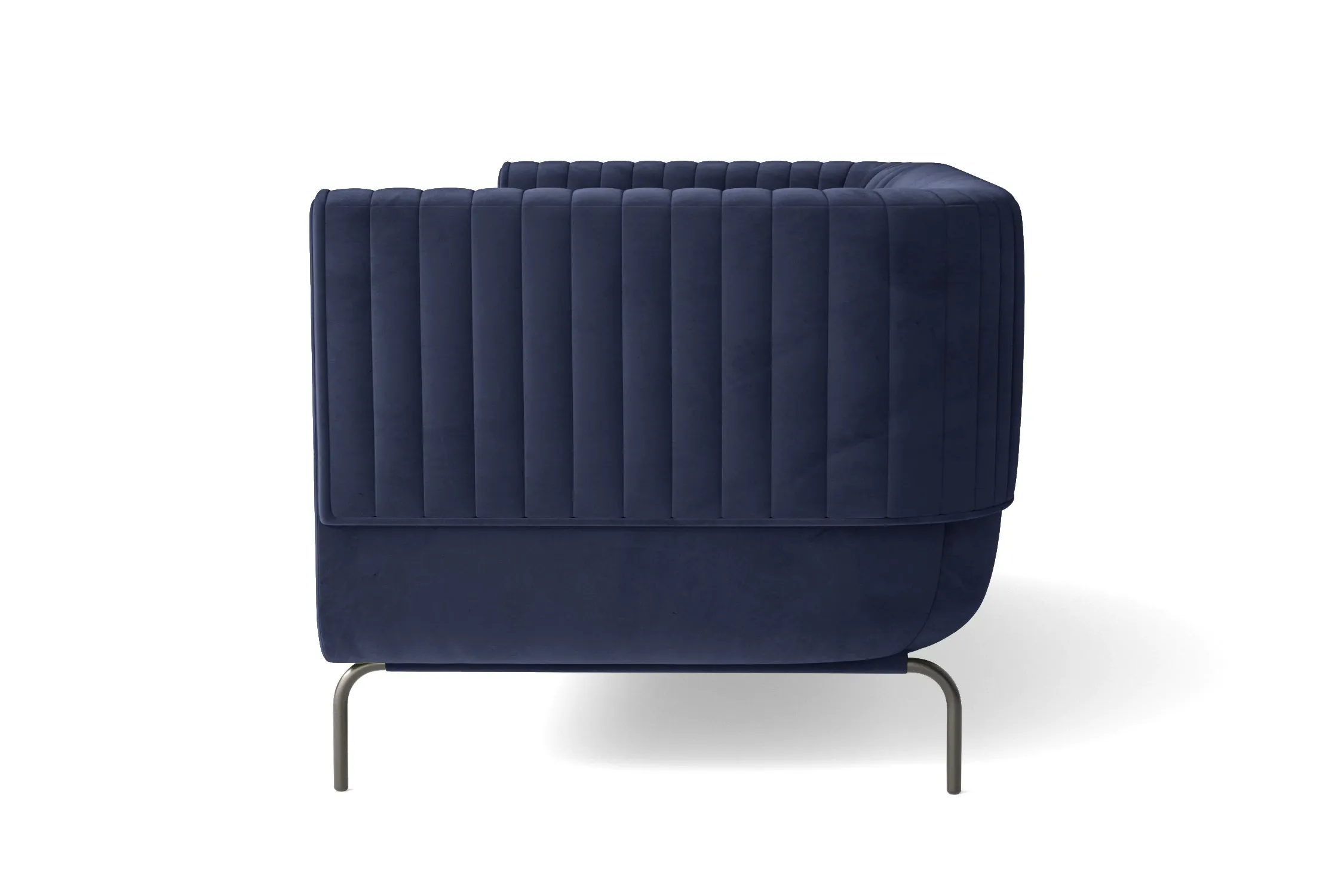 Jackson 2 Seater Sofa Dark Blue Velvet
