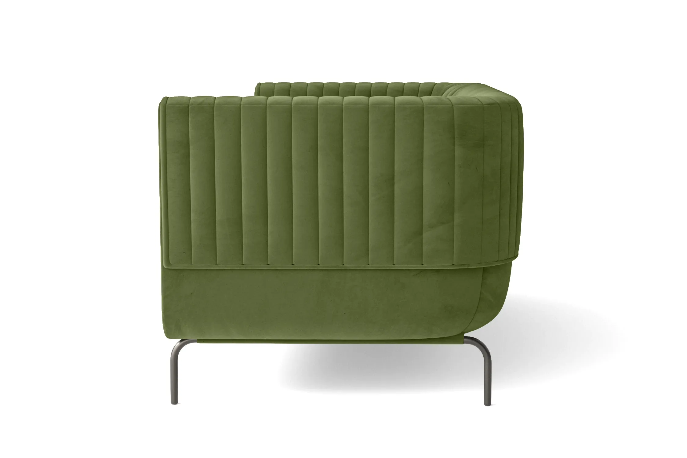 Jackson 2 Seater Sofa Lime Velvet