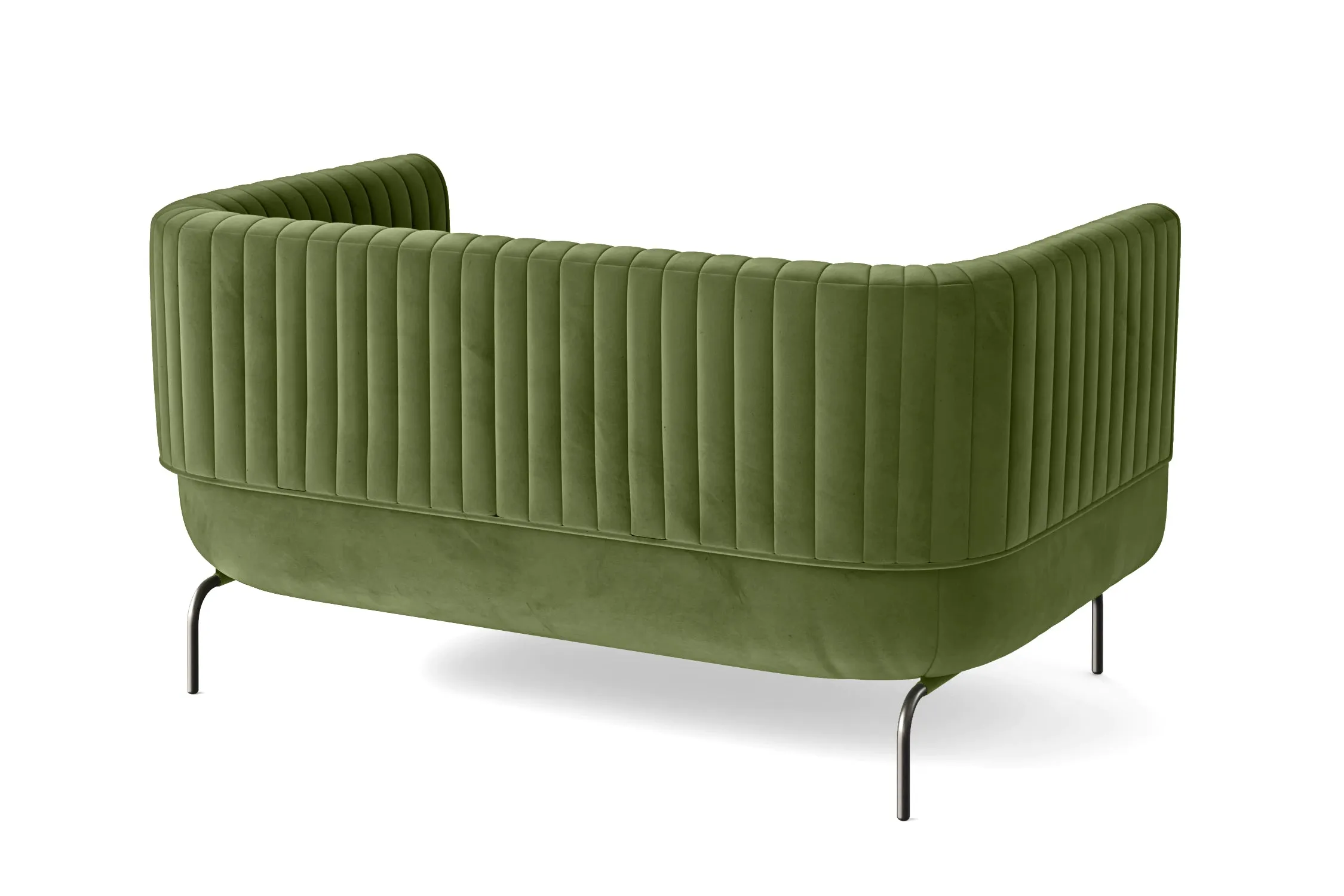 Jackson 2 Seater Sofa Lime Velvet