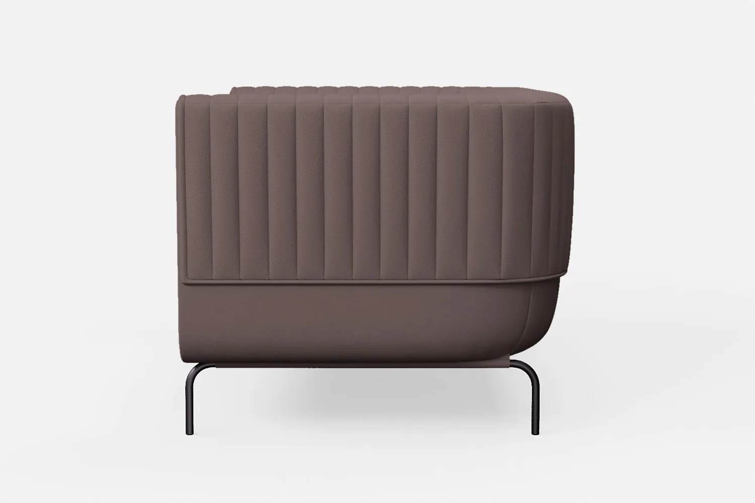 Jackson 2 Seater Sofa Rose Taupe Leather
