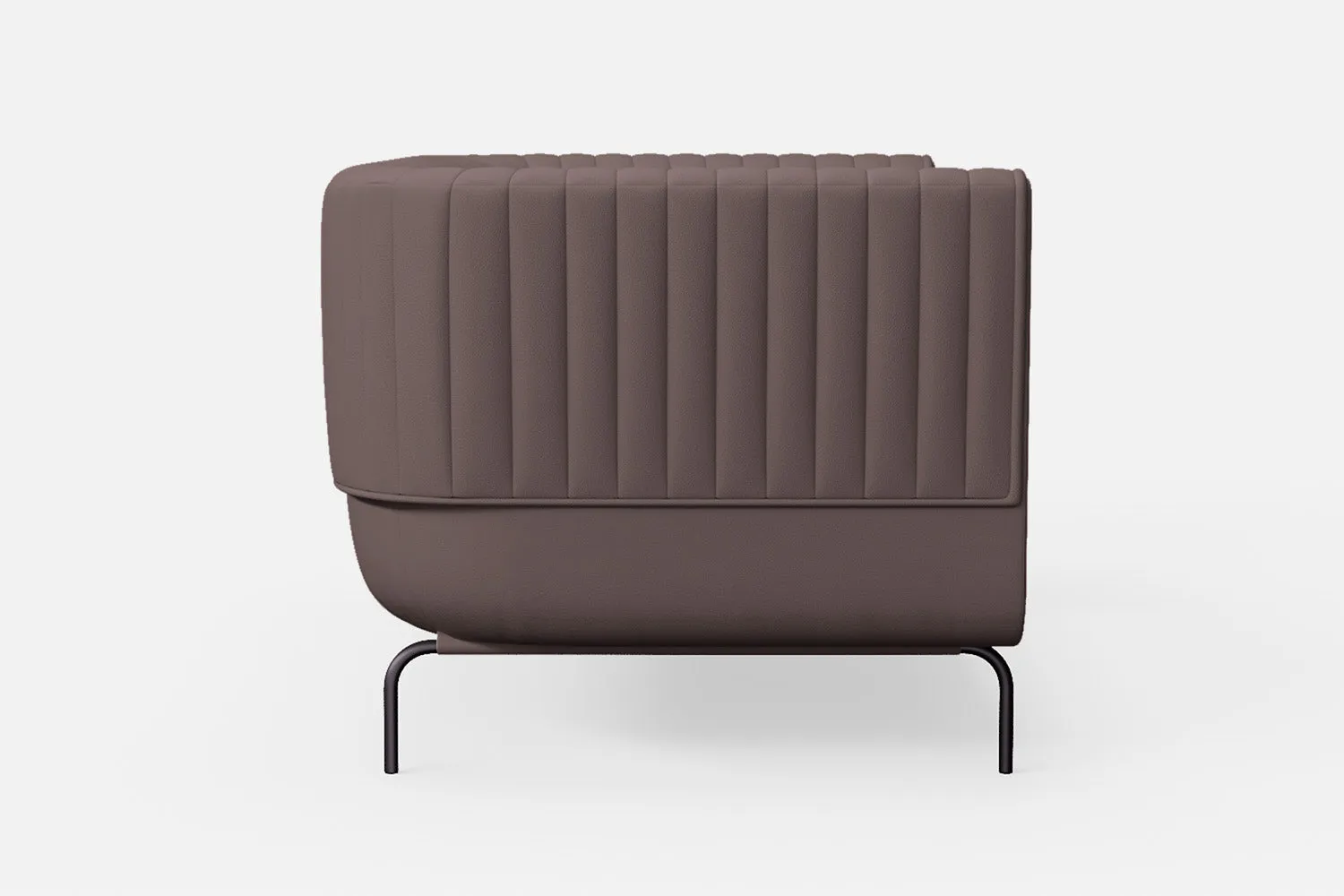 Jackson 2 Seater Sofa Rose Taupe Leather