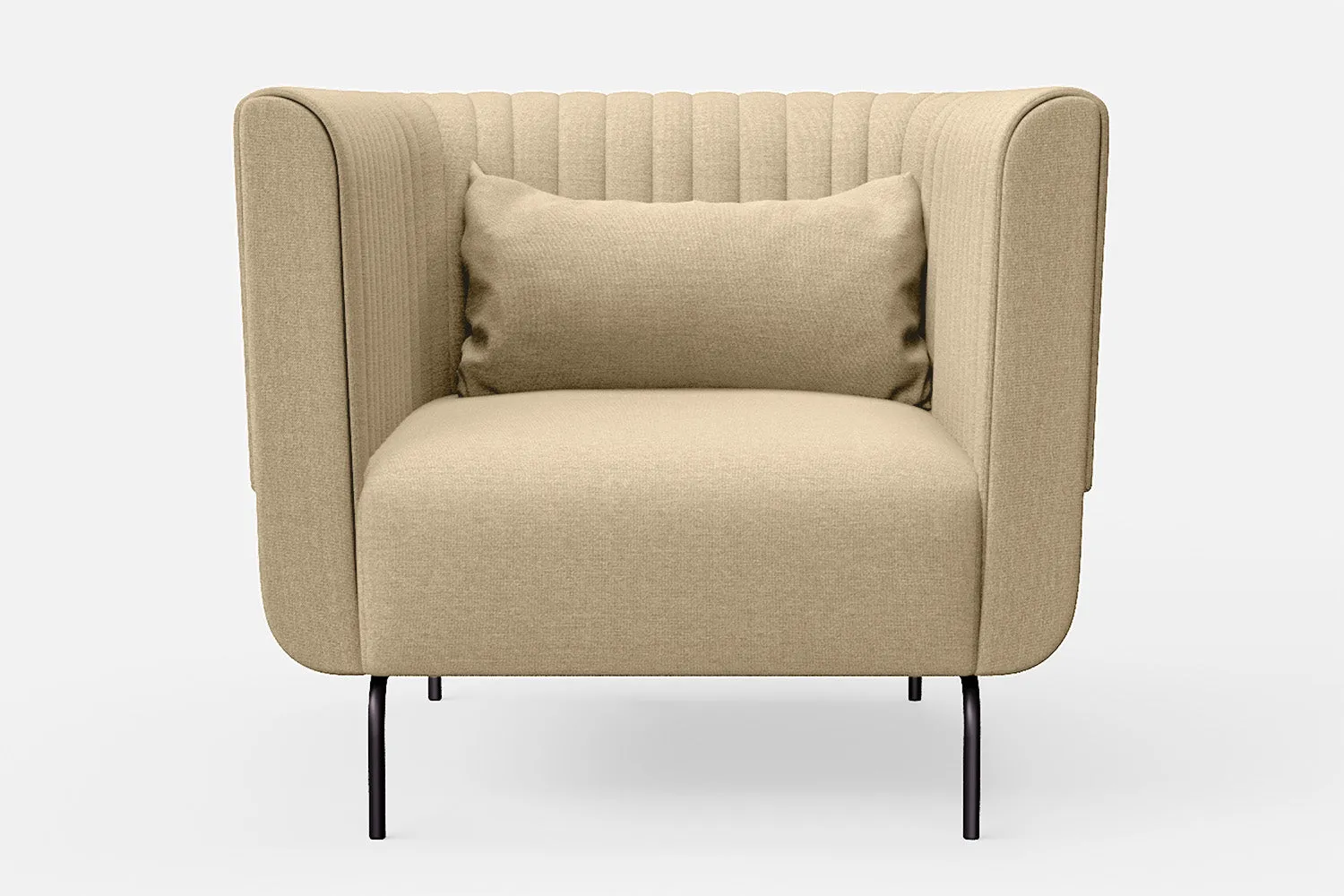 Jackson Armchair Beige Linen Fabric