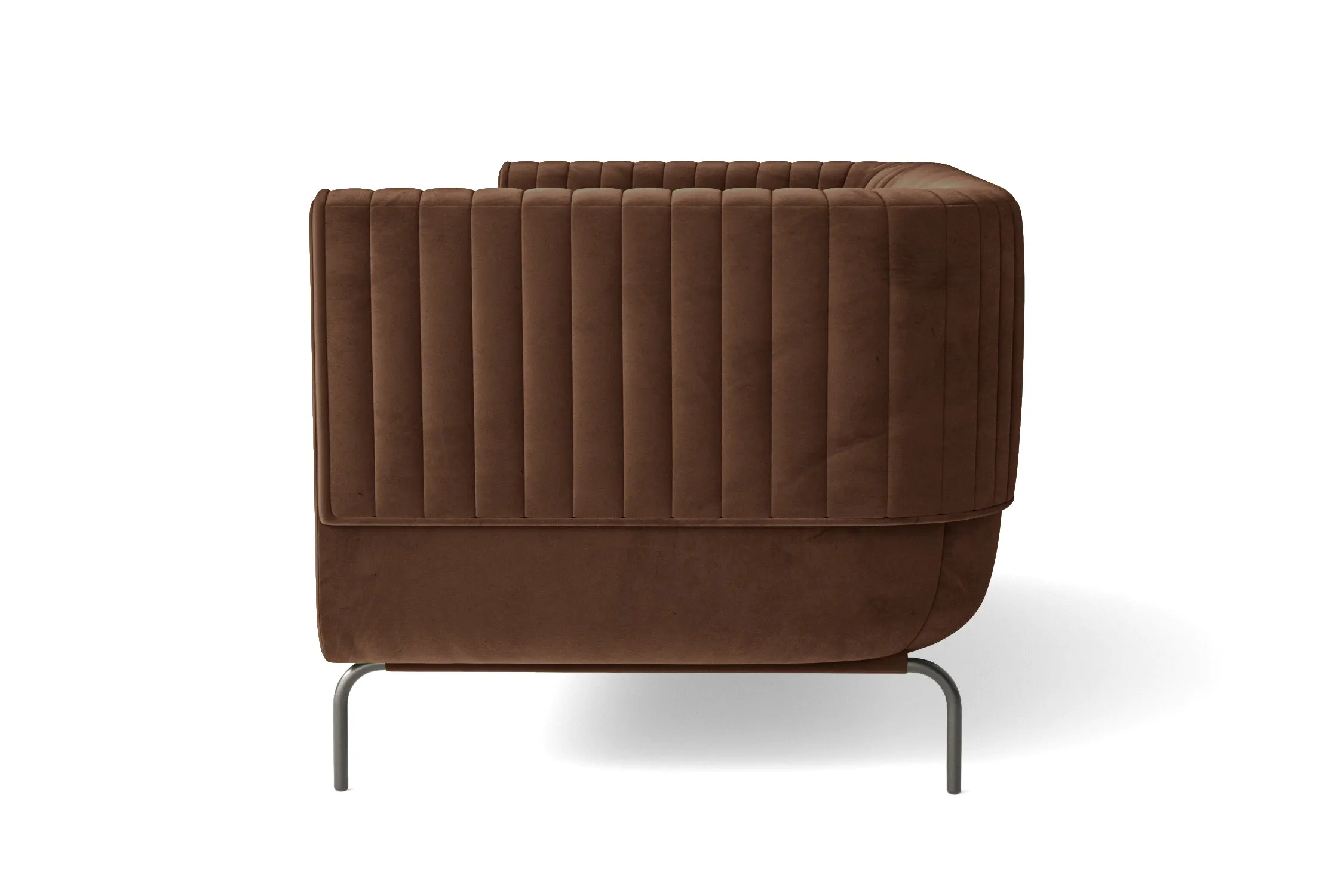 Jackson Armchair Coffee Brown Velvet