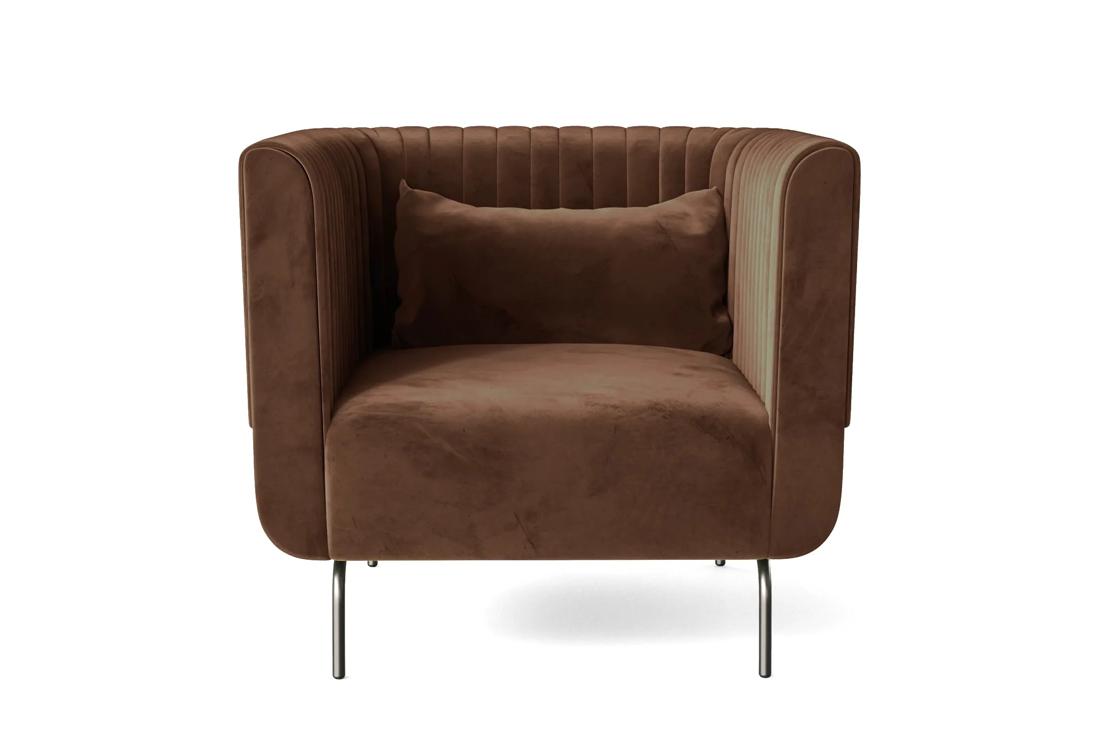 Jackson Armchair Coffee Brown Velvet