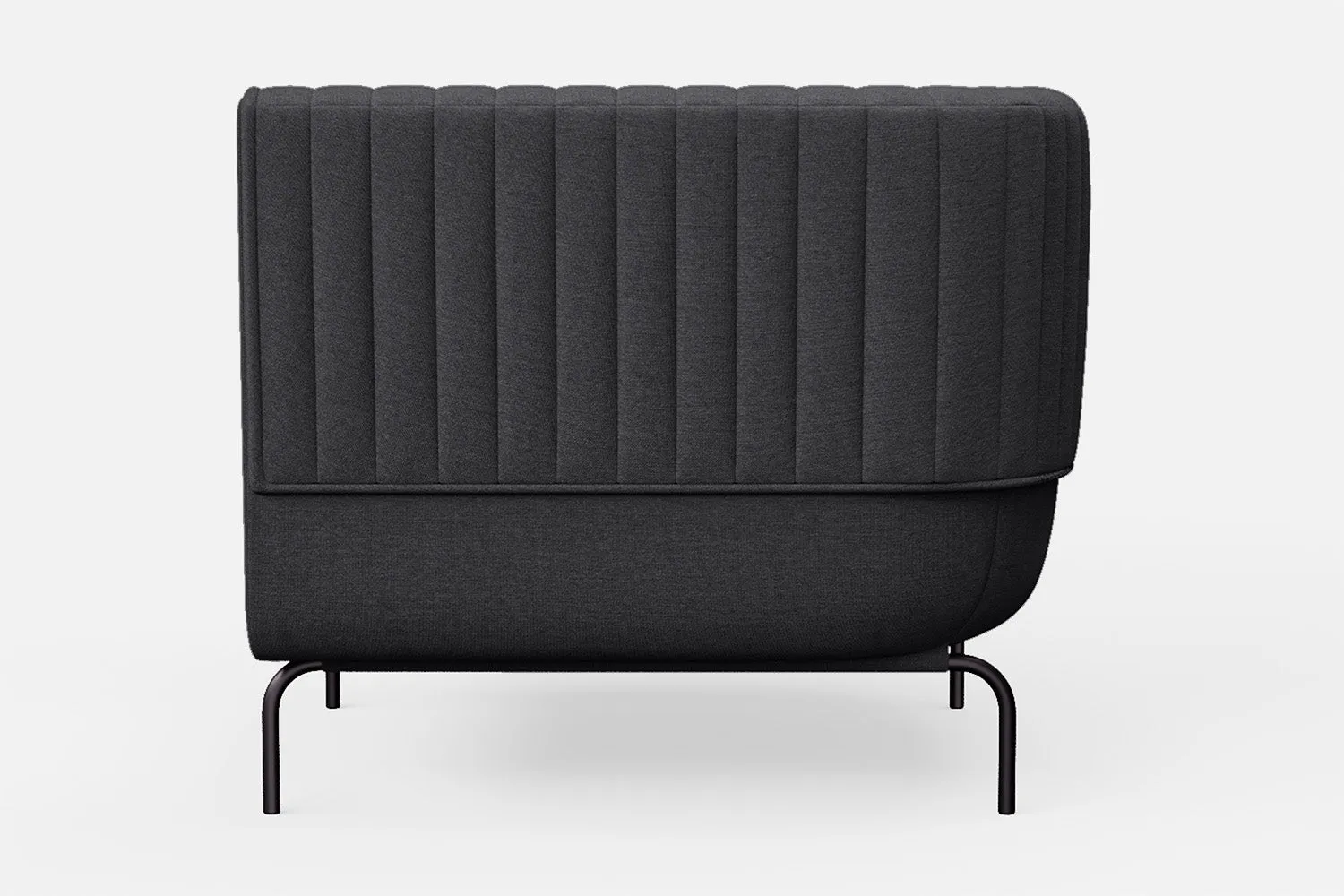 Jackson Armchair Dark Grey Linen Fabric