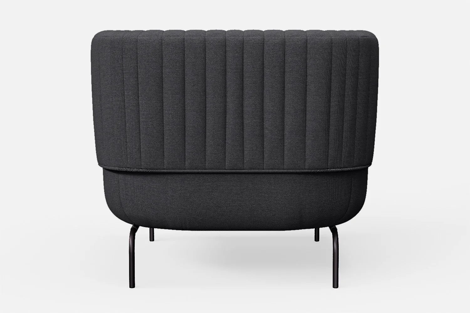 Jackson Armchair Dark Grey Linen Fabric