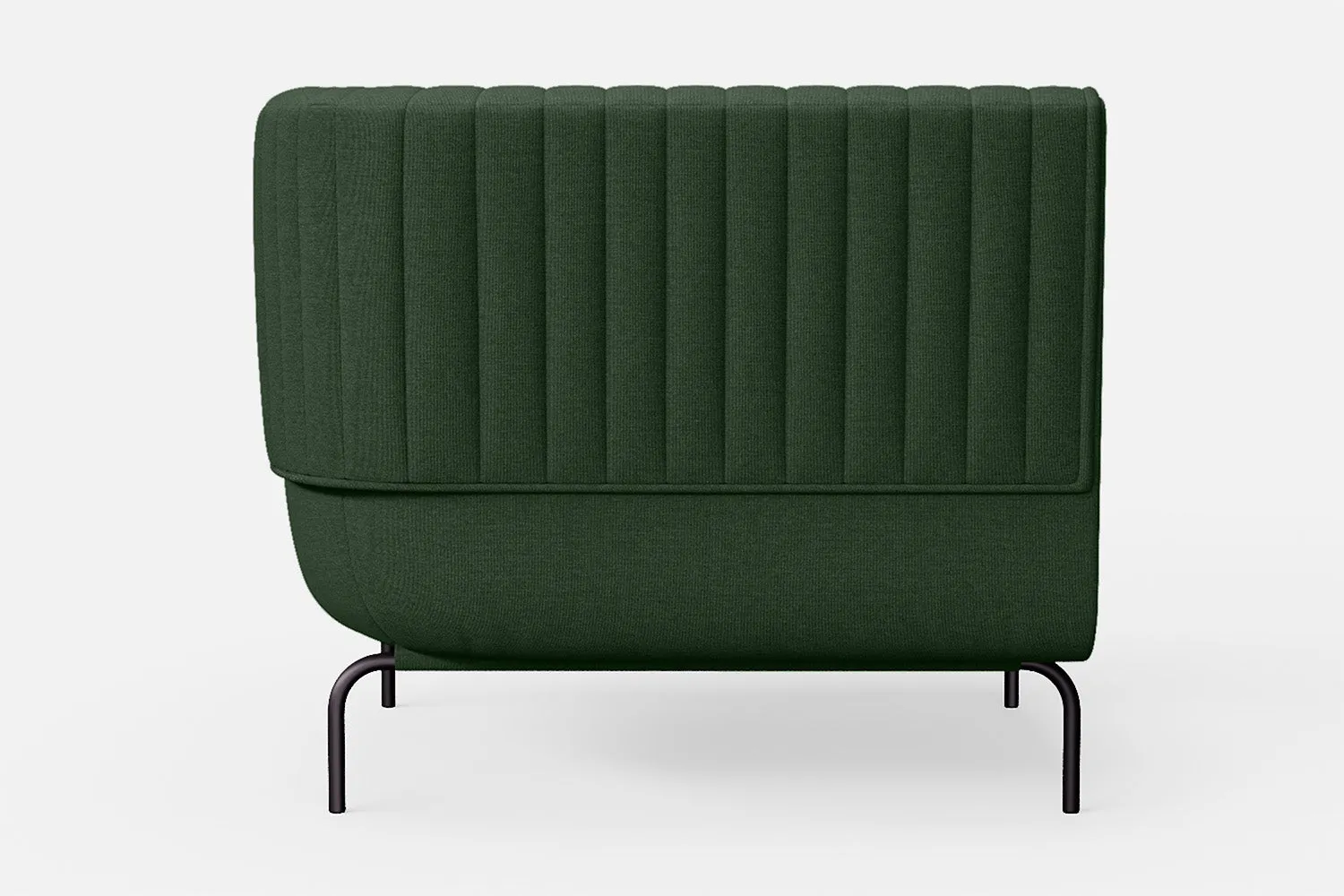 Jackson Armchair Forest Green Linen Fabric