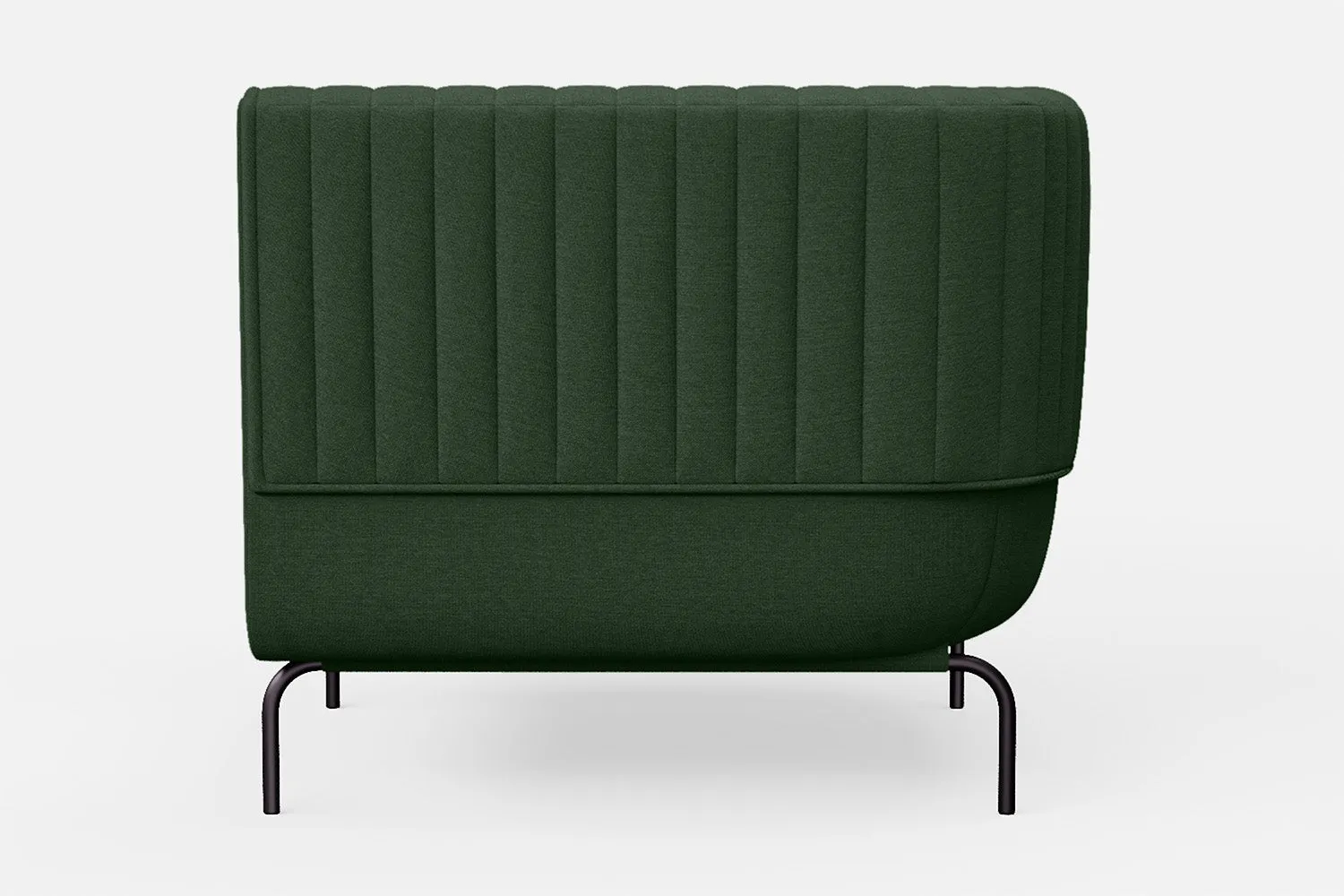 Jackson Armchair Forest Green Linen Fabric