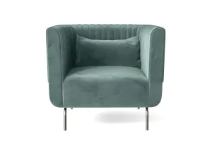 Jackson Armchair Teal Velvet