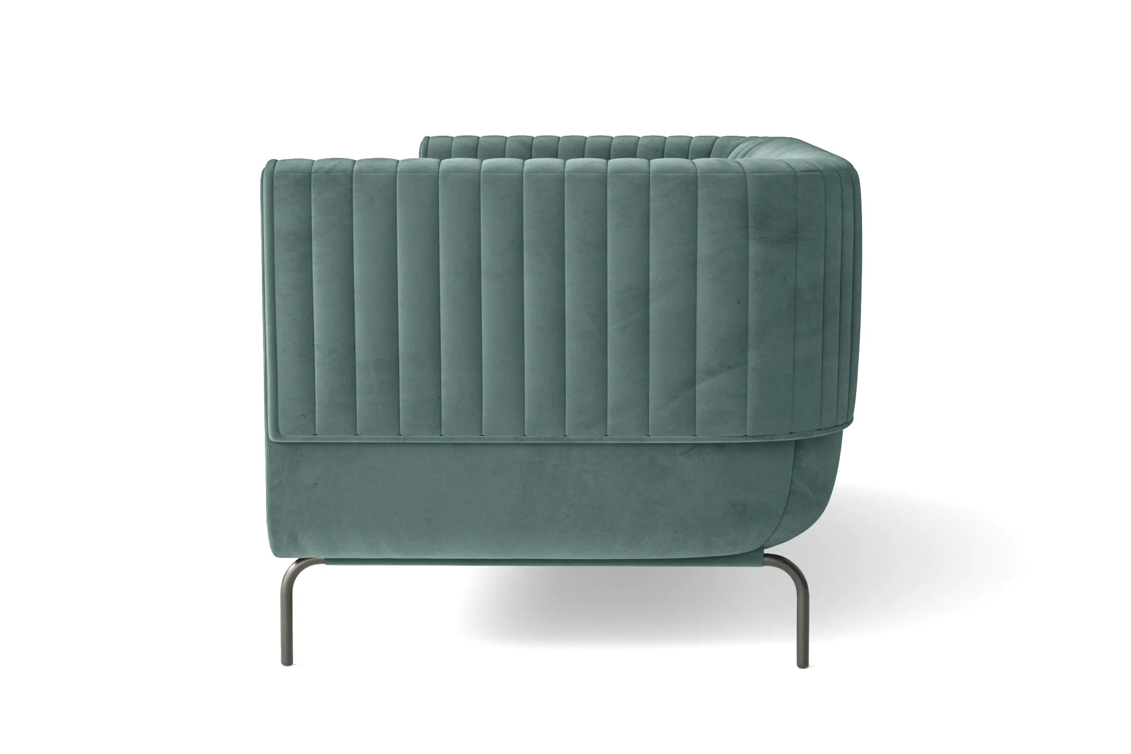 Jackson Armchair Teal Velvet