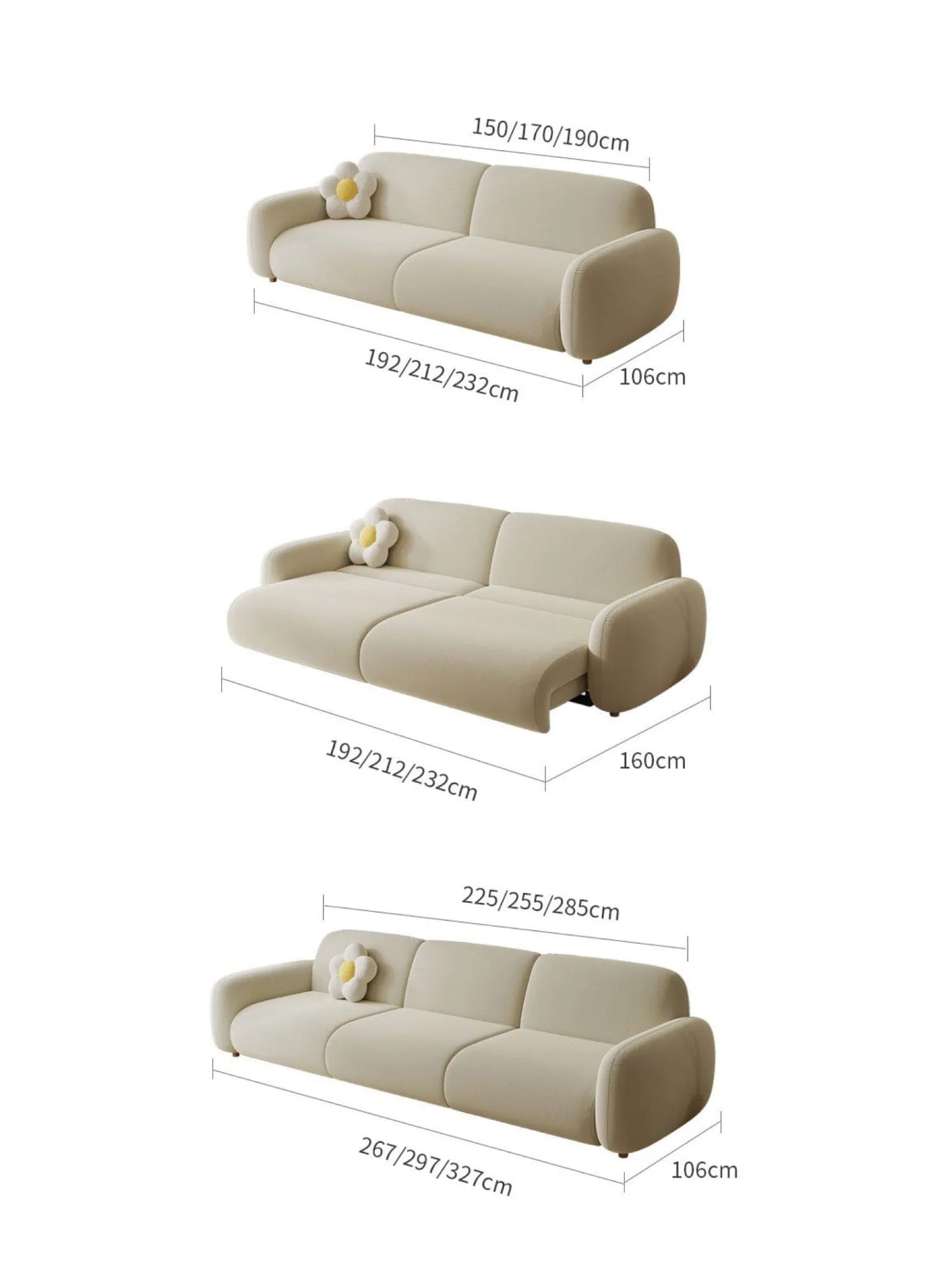 Jacob Electric Sofa Bed