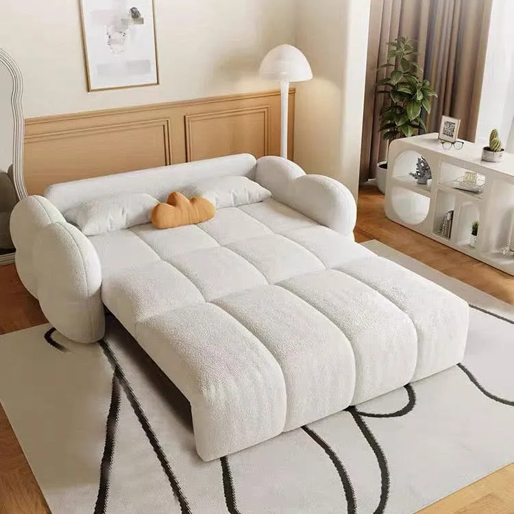 Jennifer Performance Boucle Electric Sofa Bed with Storage