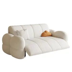 Jennifer Performance Boucle Electric Sofa Bed with Storage