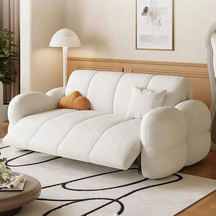 Jennifer Performance Boucle Electric Sofa Bed with Storage