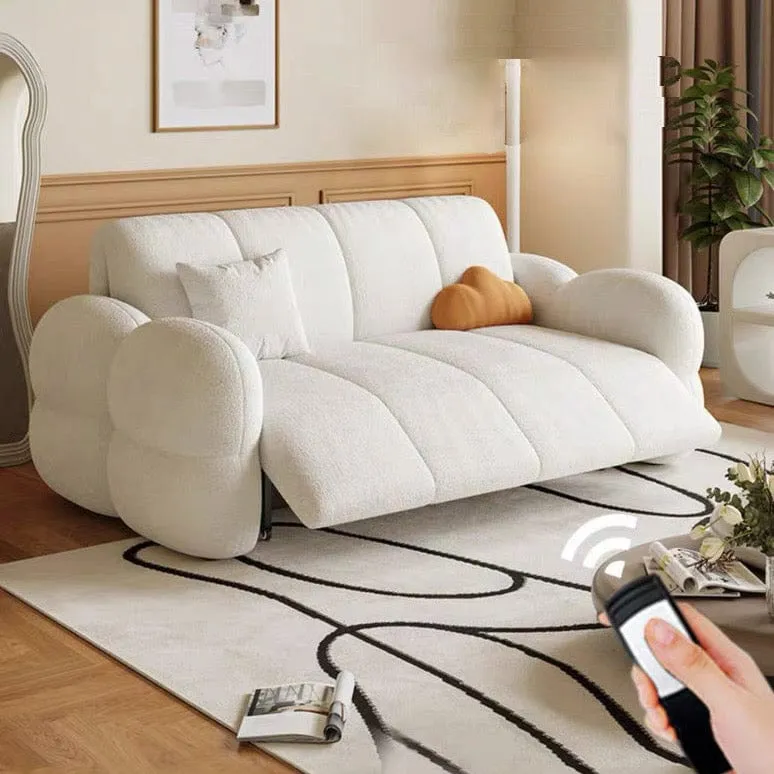 Jennifer Performance Boucle Electric Sofa Bed with Storage