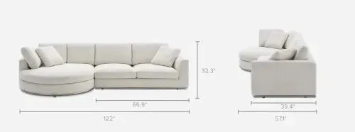 John Wick Premium Modern Sofa Set in Suede