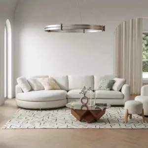 John Wick Premium Modern Sofa Set in Suede