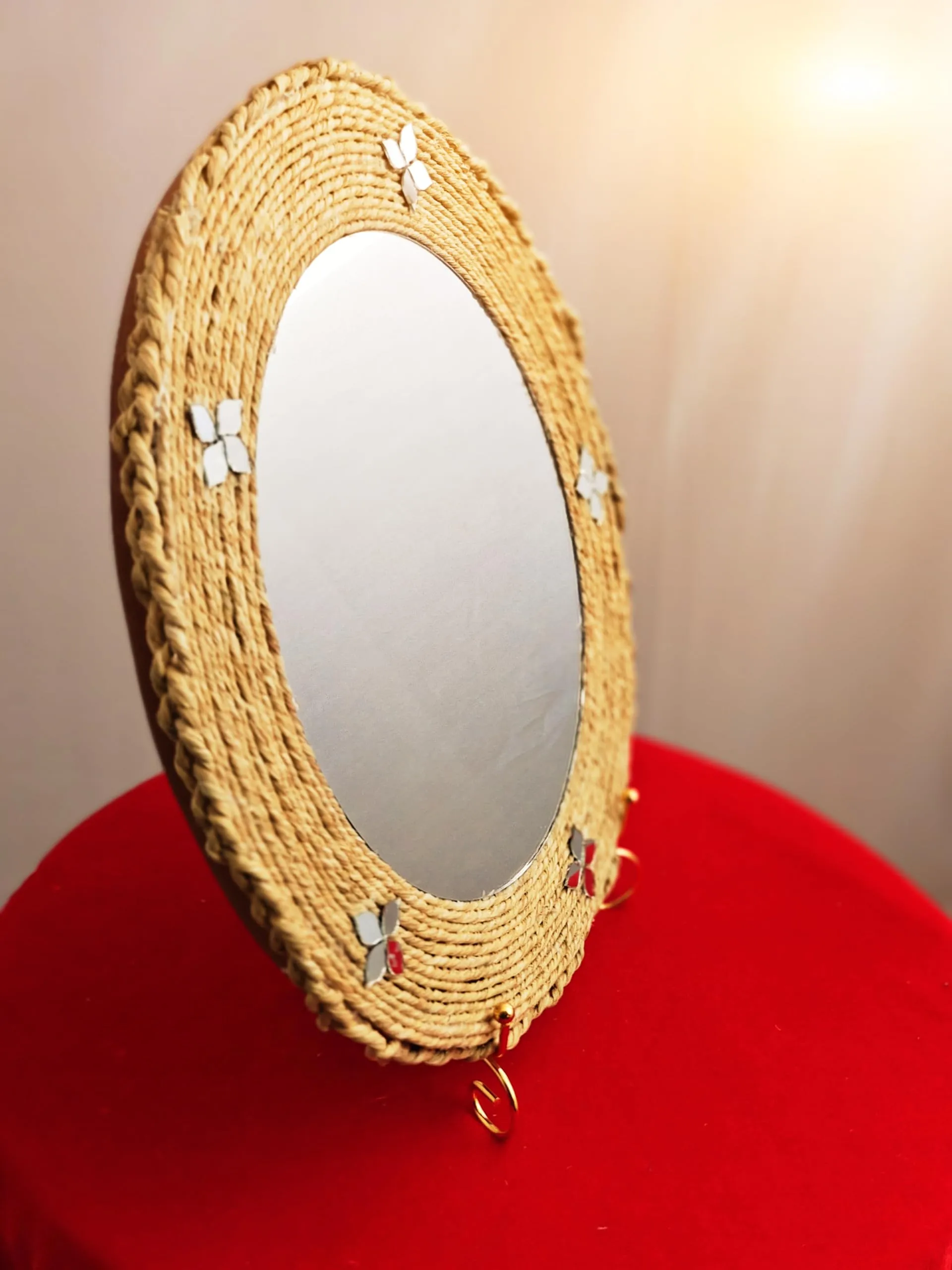 Jute Decorative Mirror