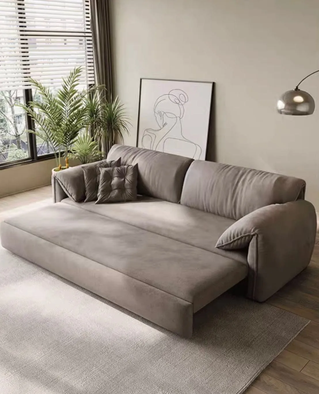 Katherina Scratch Resistant Storage Sofa Bed