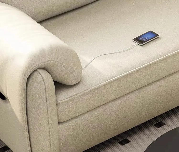 Kayden Scratch Resistant Leather Storage Sofa Bed