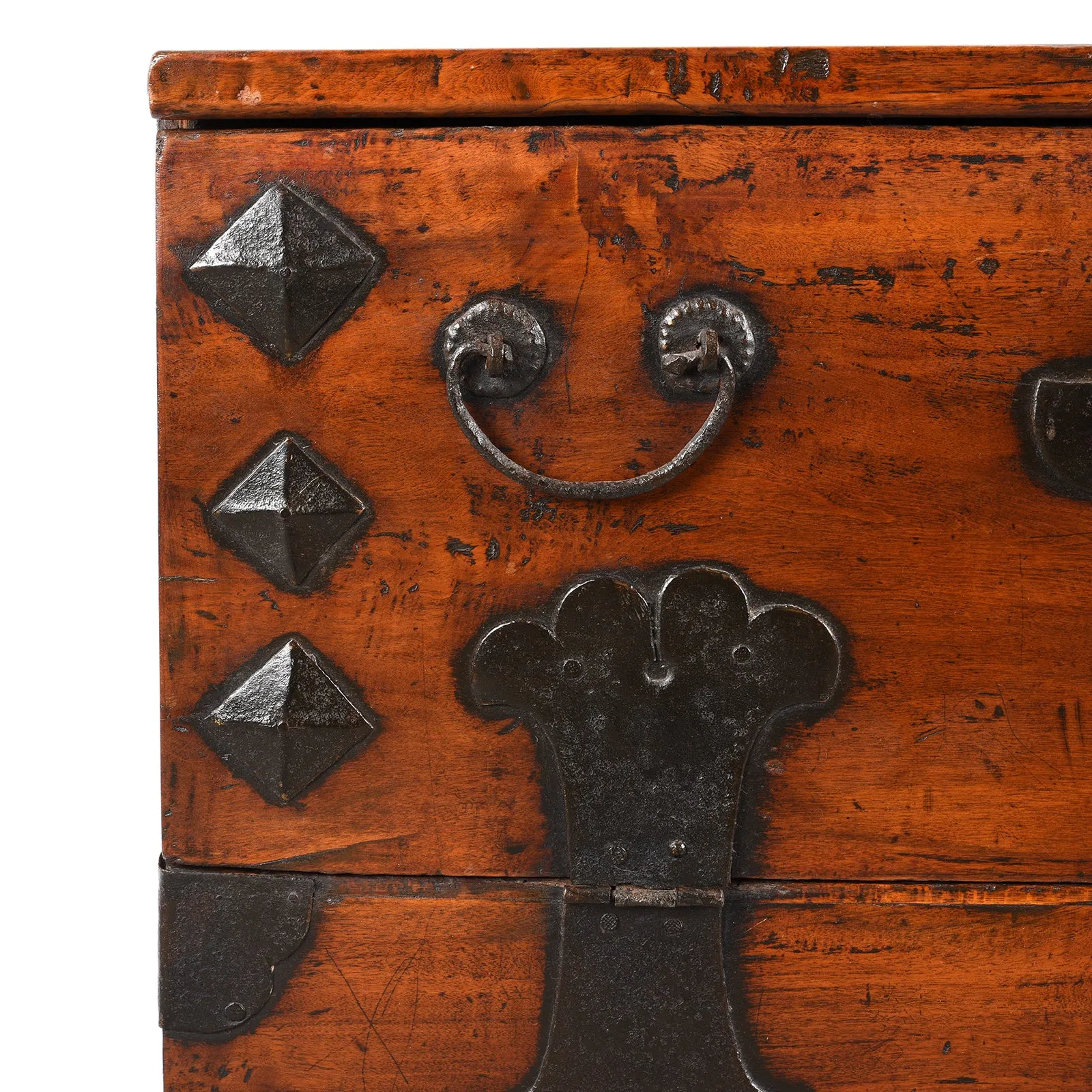 Korean Pear Wood Bandaji From Jeju Do - 19th Century