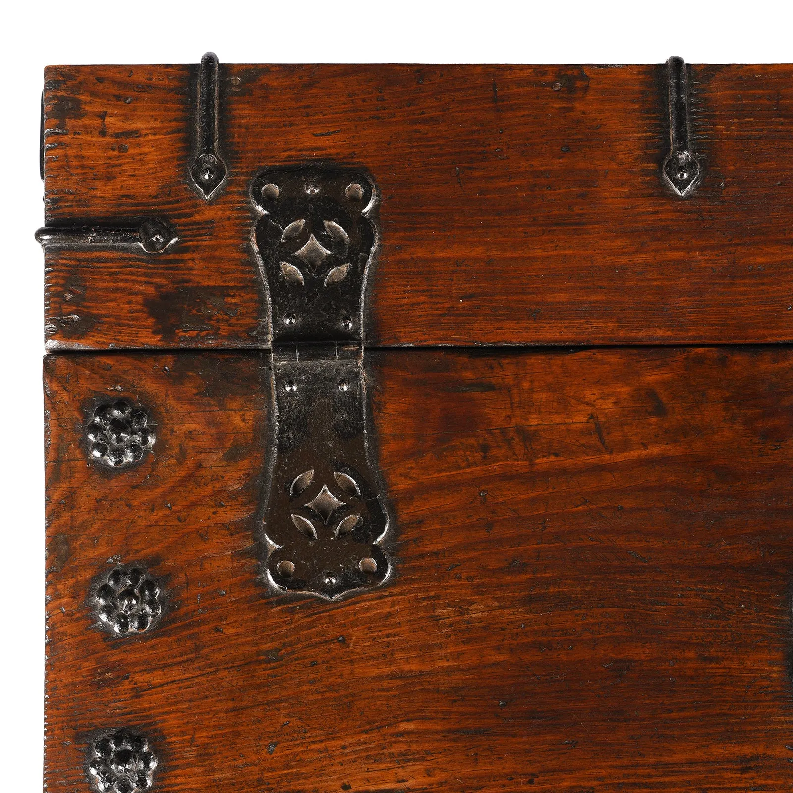 Korean Ton Kwe Coin Chest (With Later Stand) - Ca 1920