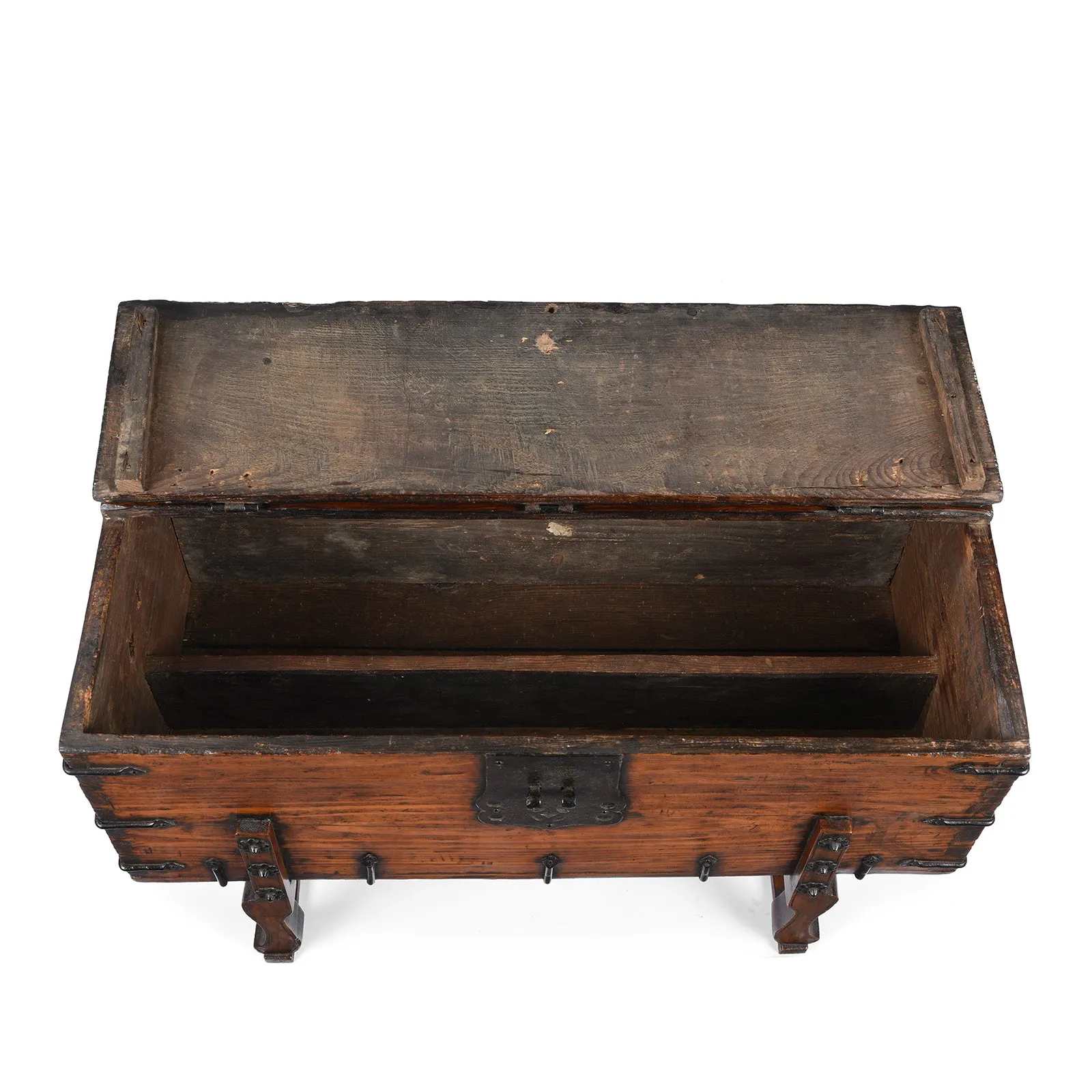Korean Ton Kwe Coin Chest (With Later Stand) - Ca 1920