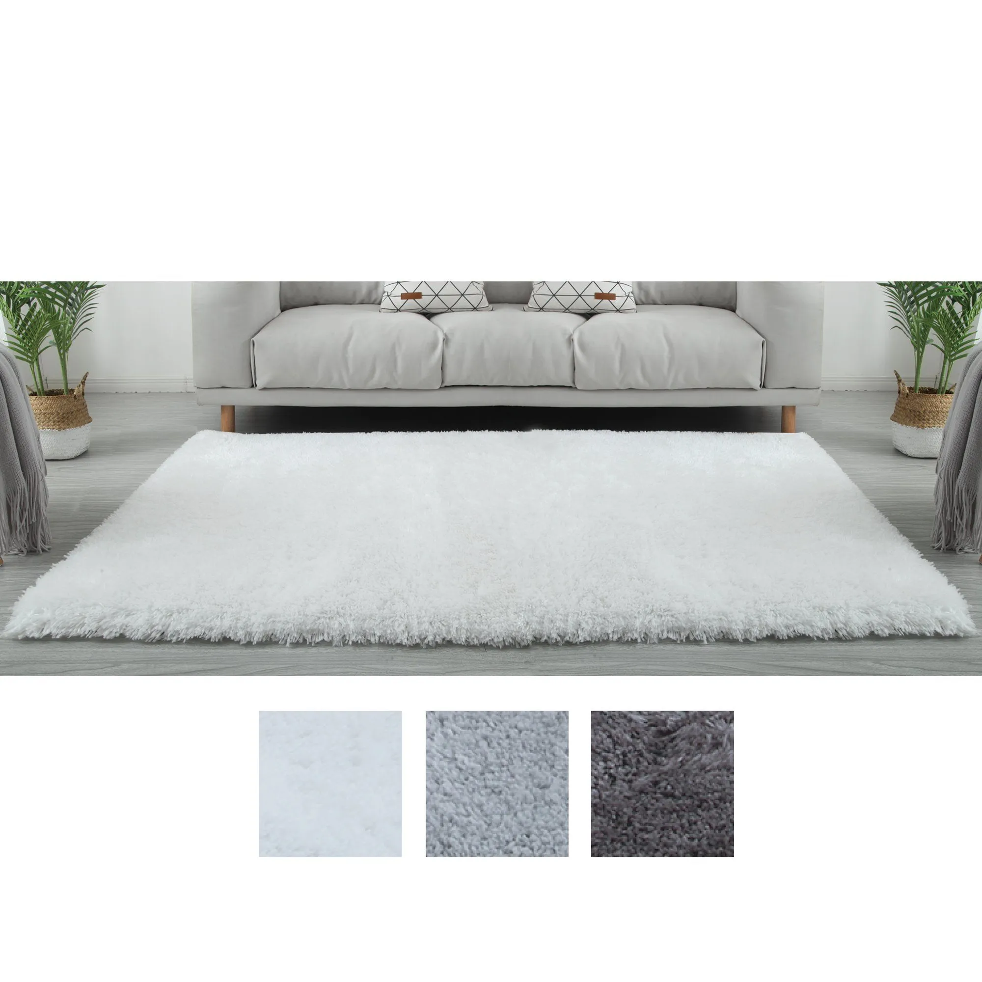 LAUREN TAYLOR - Faux Sheepskin Area Rug