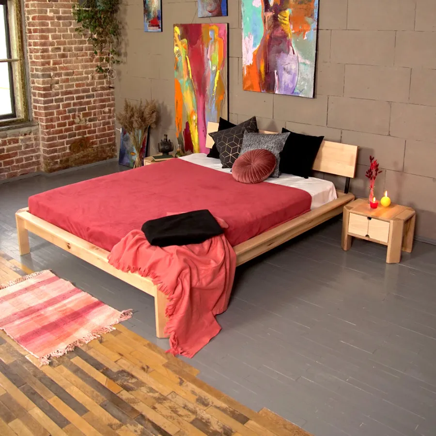 Stylish LOFT Double Bed with Modern Design and Supportive Mattress