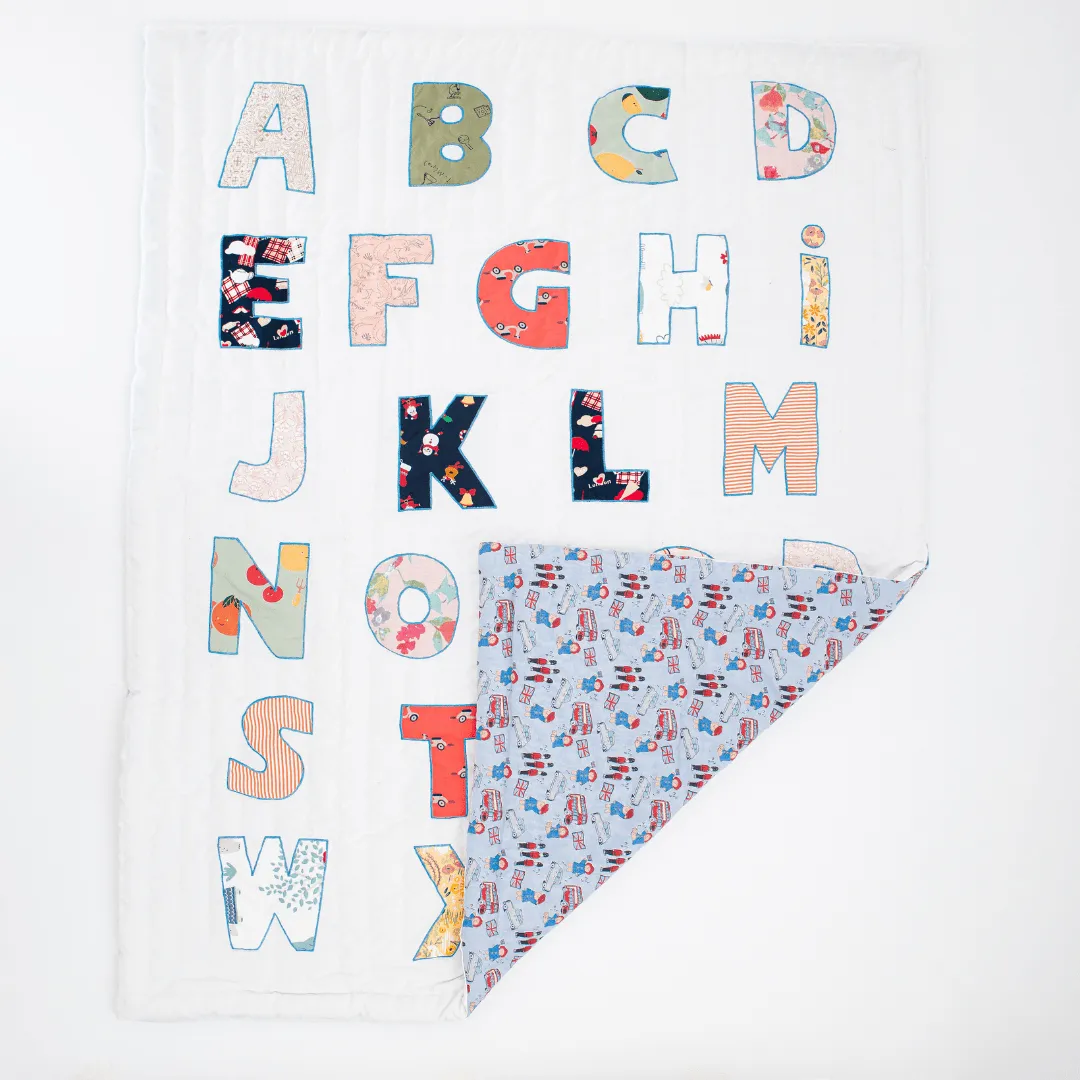 London Lane Alphabet Baby Quilt