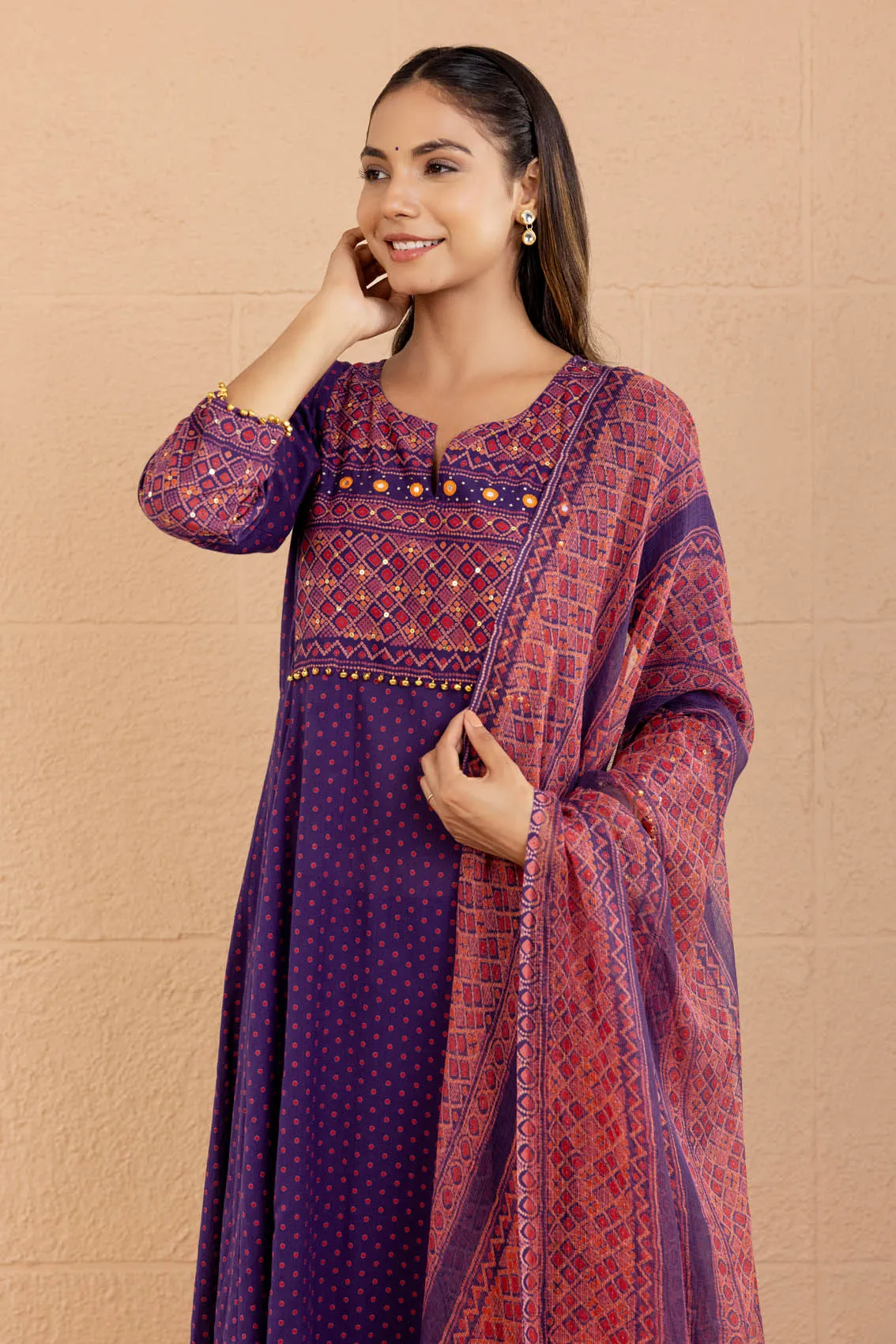 Mahagauri Kolam Kurta