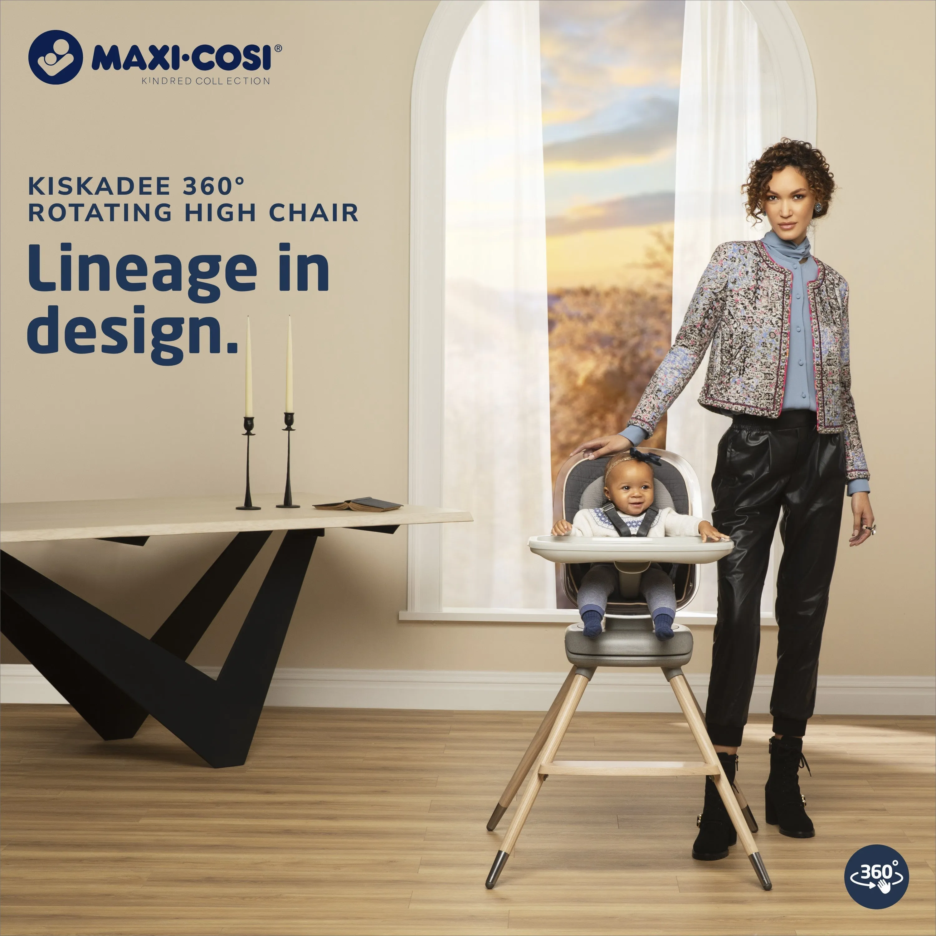 Maxi-Cosi Kindred Kiskadee 360 Rotating High Chair