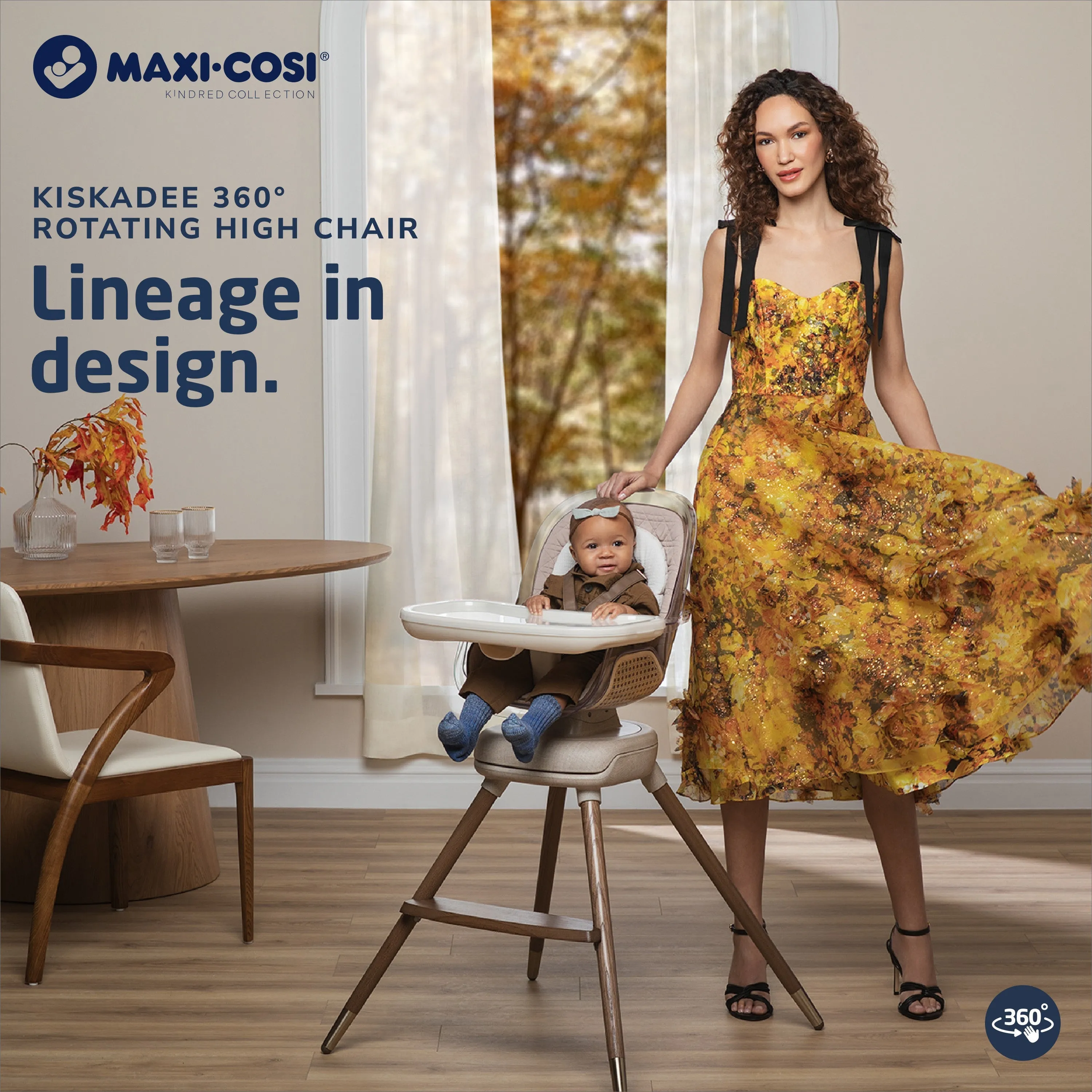 Maxi-Cosi Kindred Kiskadee 360 Rotating High Chair