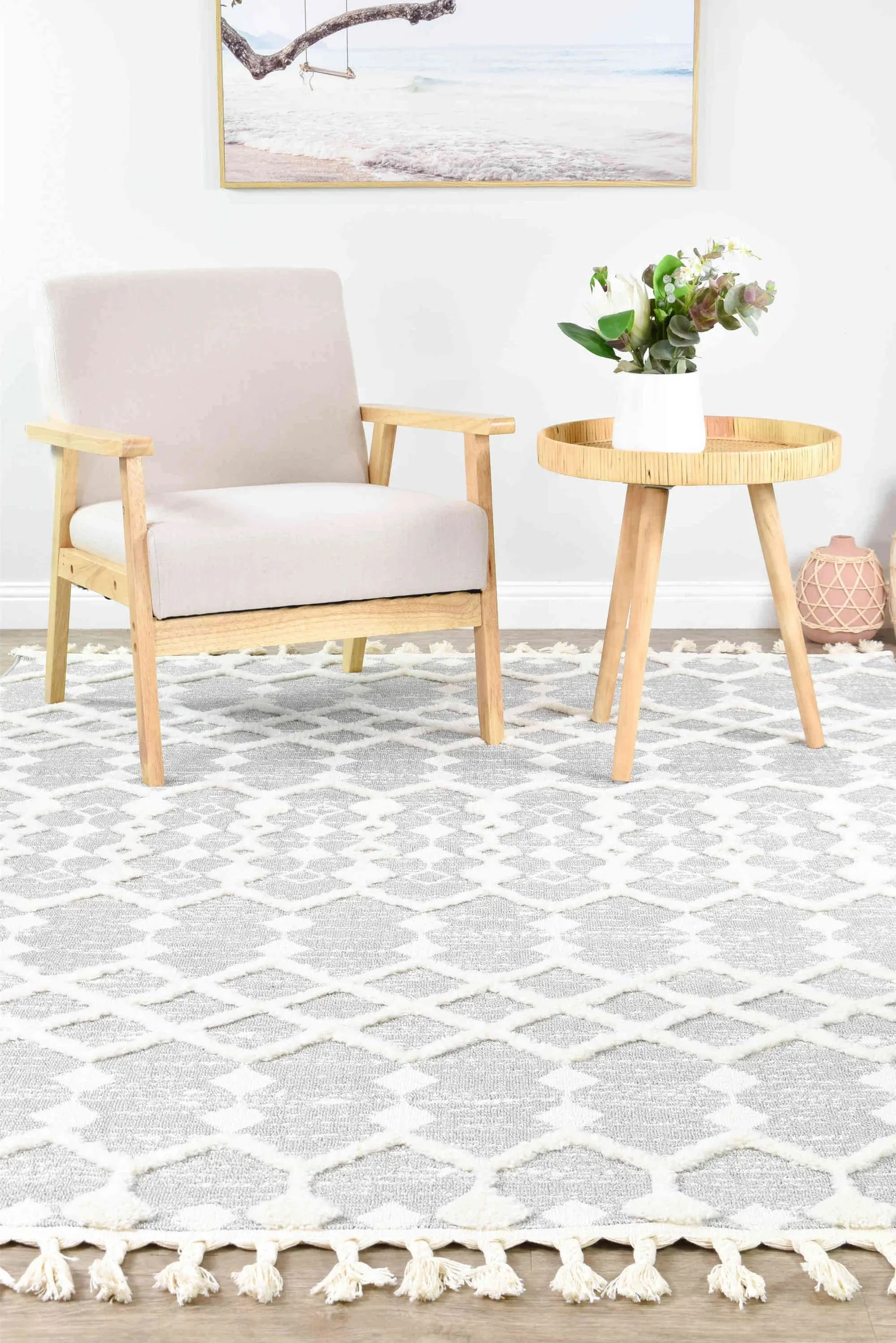 Mia B0361A Grey Rug by Austex