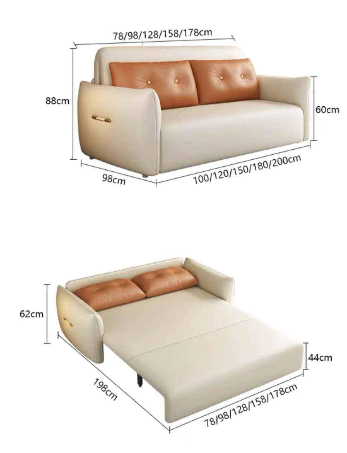 Miller Electric Sofa Bed