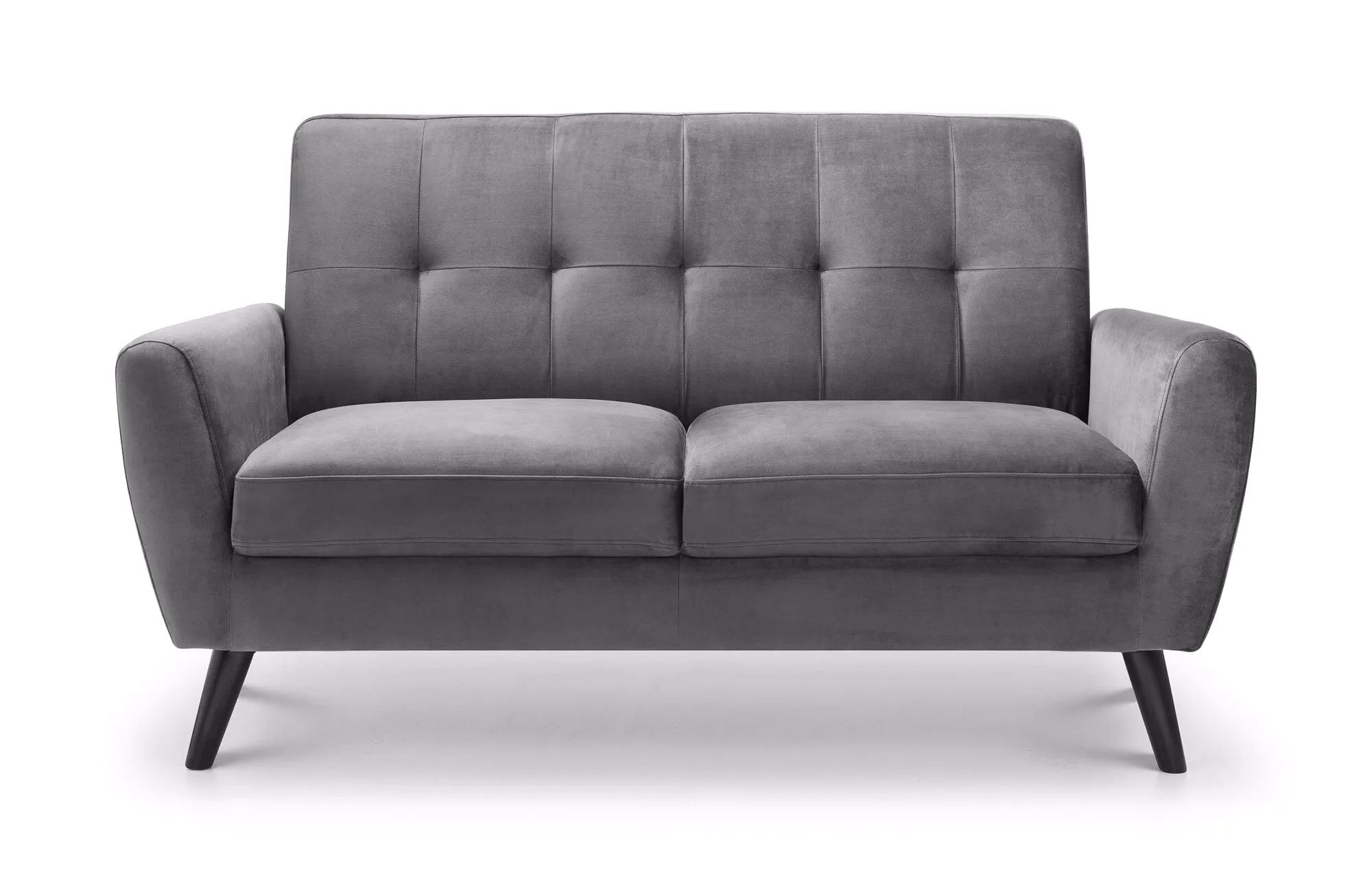 Monza 2 Seater In Dark Grey Velvet