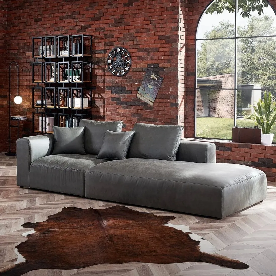 Nathan Sectional Side Chaise Sofa