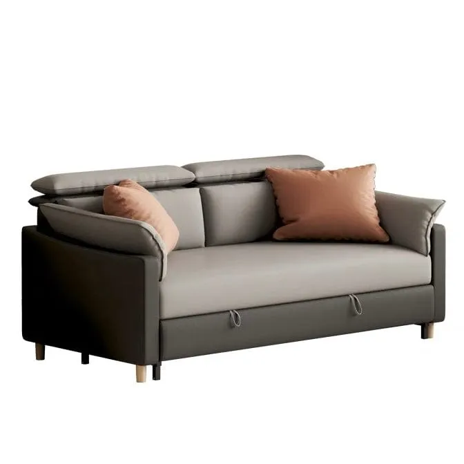 Nima Scratch Resistant Leather Sofa Bed