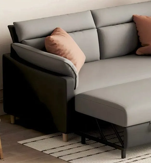 Nima Scratch Resistant Leather Sofa Bed