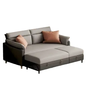 Nima Scratch Resistant Leather Sofa Bed