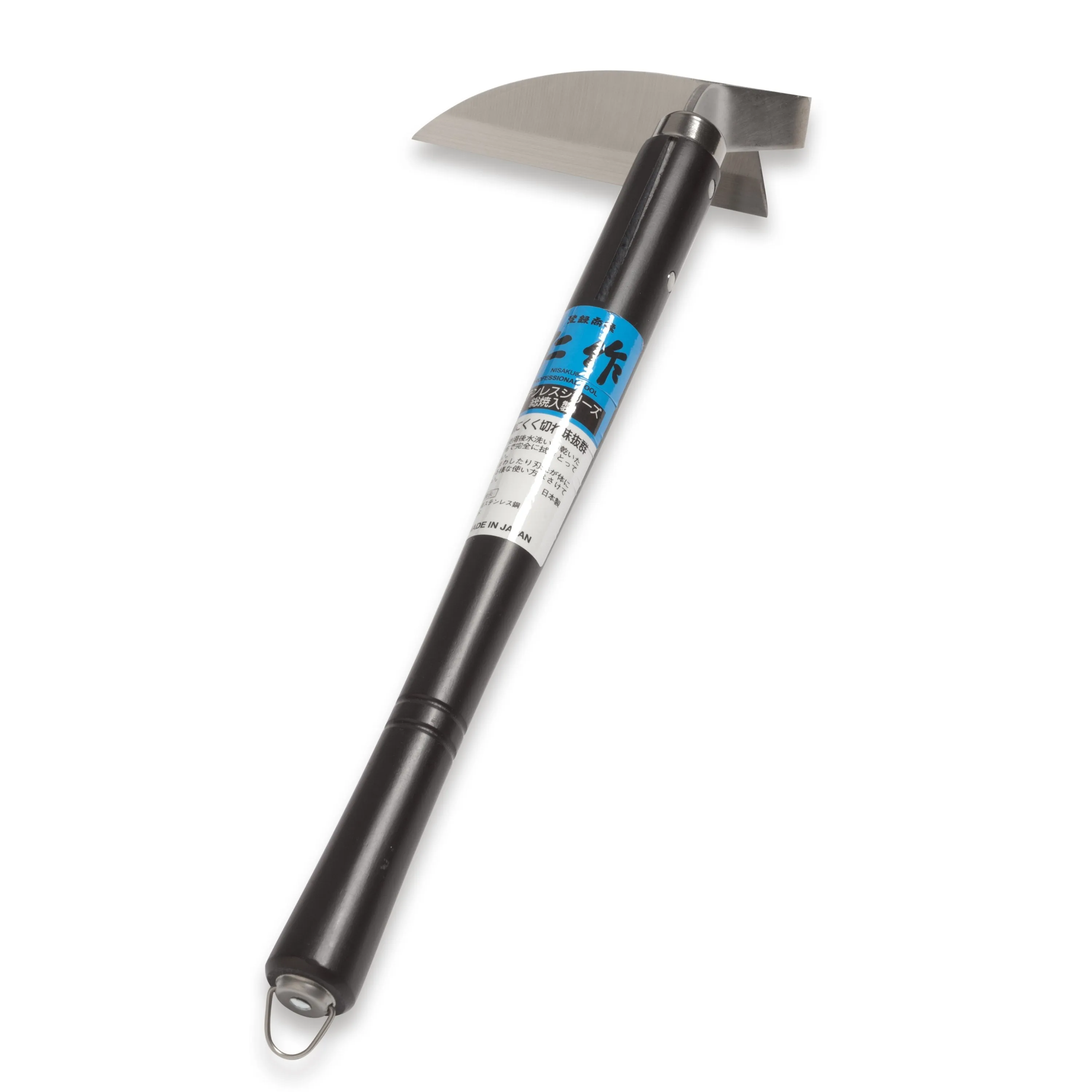 Nisaku KUBINAGAKAMA Japanese Stainless Steel Garden Hoe   Weeder, 4.5-Inch Blade