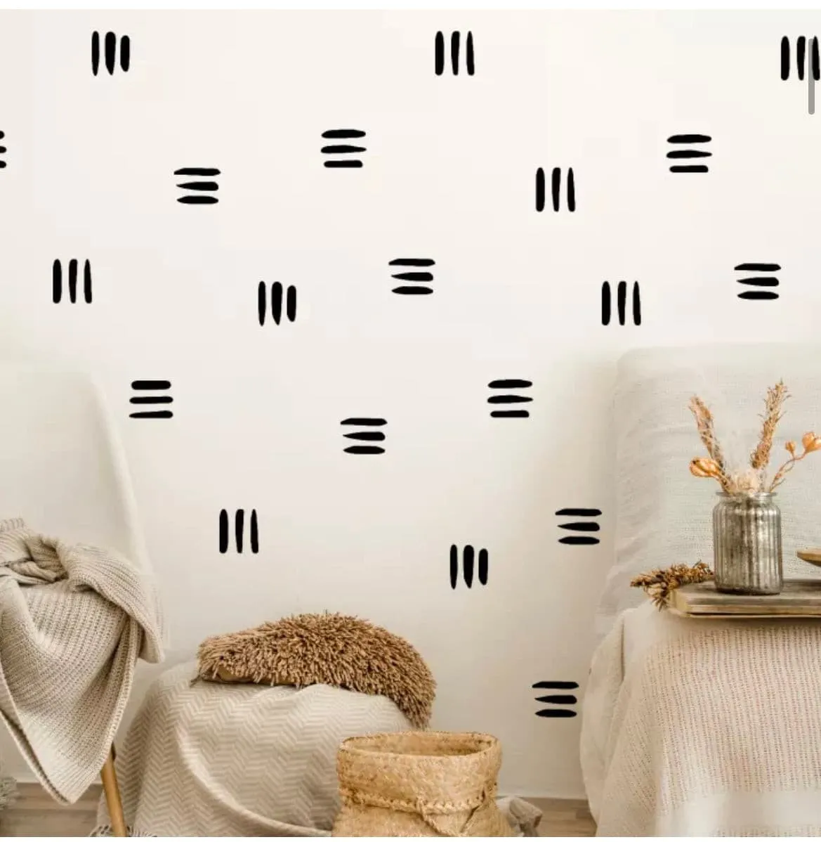 Nursery Wall Decals - Square Dash
