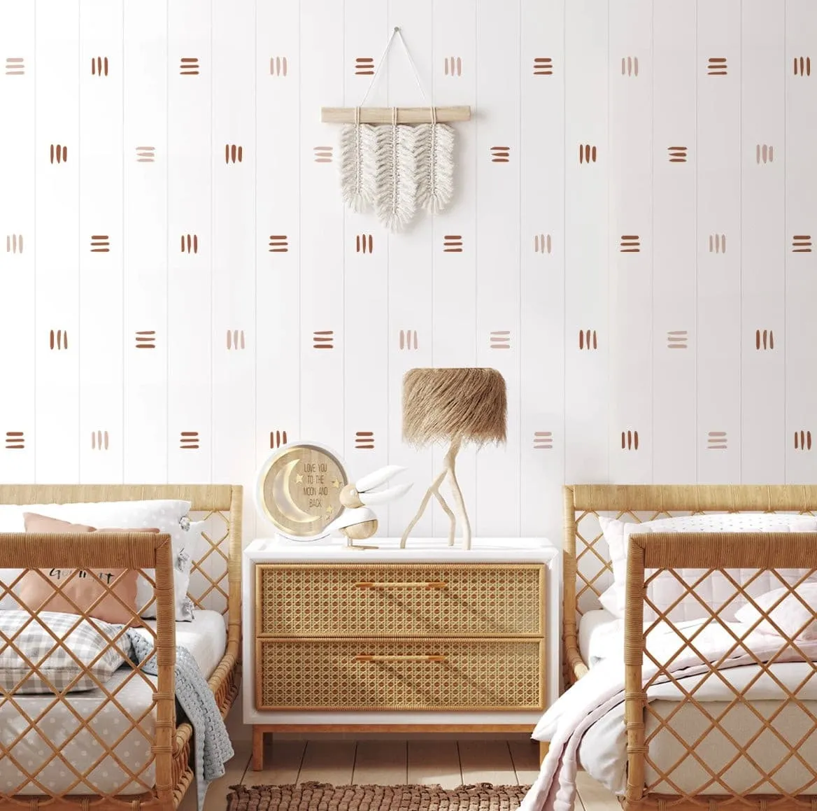Nursery Wall Decals - Square Dash