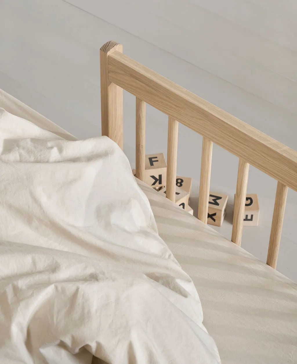 Oliver, WOOD MINI  LOW BUNK BED, Oak