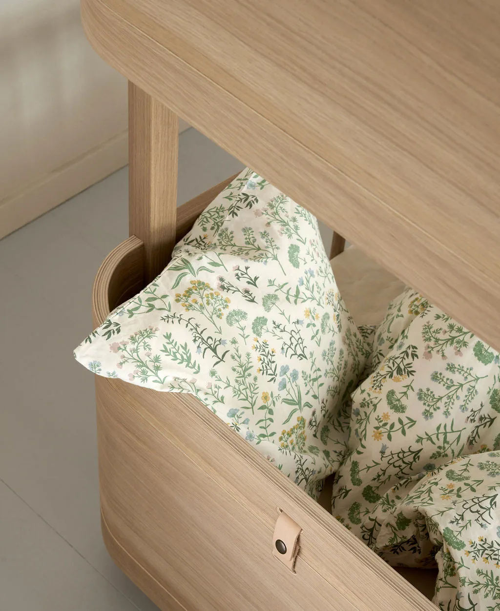Oliver, WOOD MINI  LOW BUNK BED, Oak